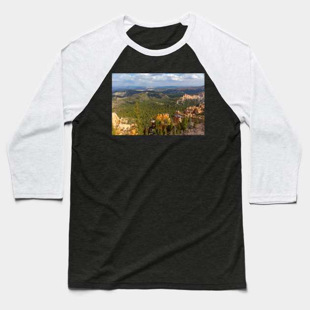 Bryce Canyon View 26 Baseball T-Shirt by Rob Johnson Photography